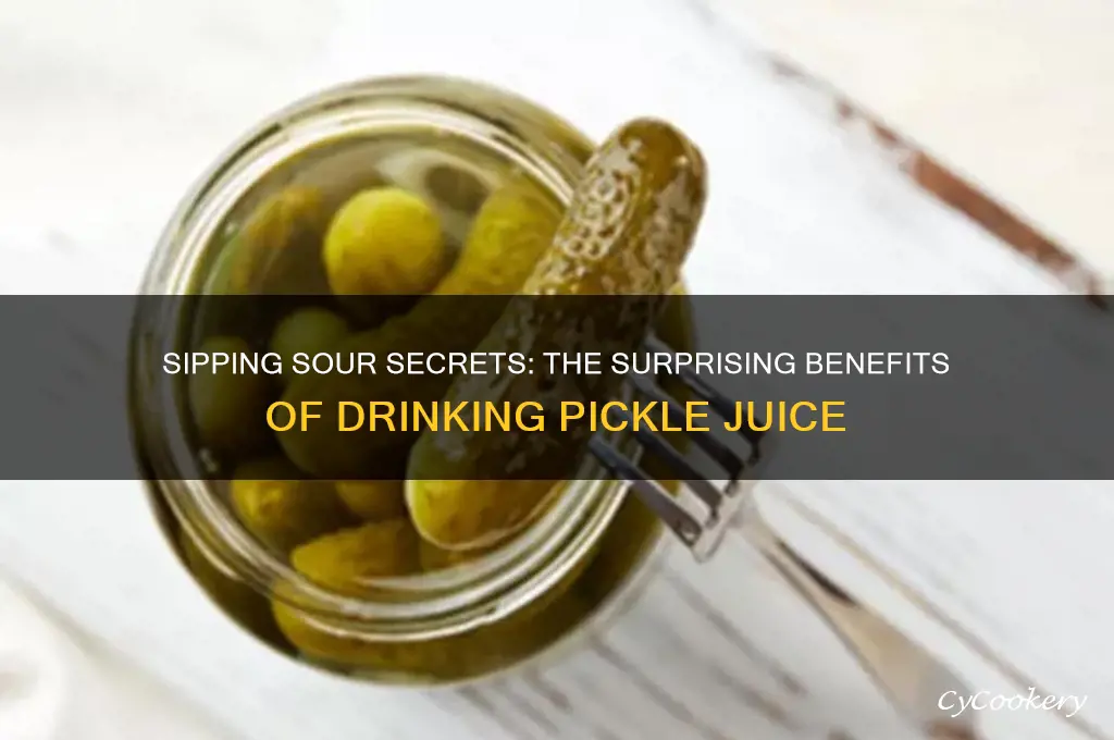 drink a jar of pickle juice