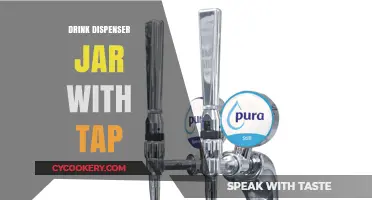 Effortless Beverage Serving: Drink Dispenser Jar with Tap for Parties