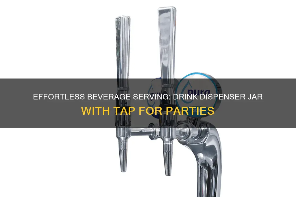 drink dispenser jar with tap