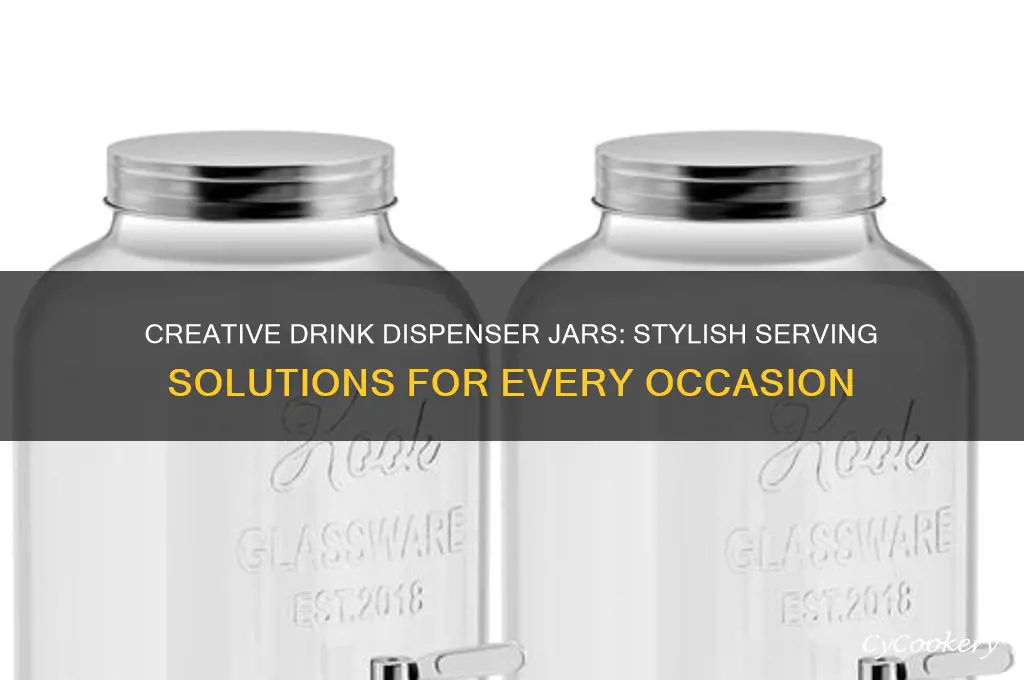 drink dispenser jars
