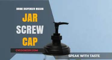 Innovative Drink Dispenser Mason Jar Screw Cap Ideas for Easy Pouring