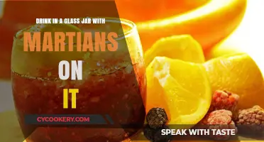 Martian Magic: Sipping from a Glass Jar with Alien Charm