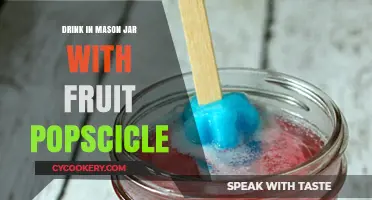 Refreshing Mason Jar Drinks with Fruity Popsicle Twists to Beat the Heat
