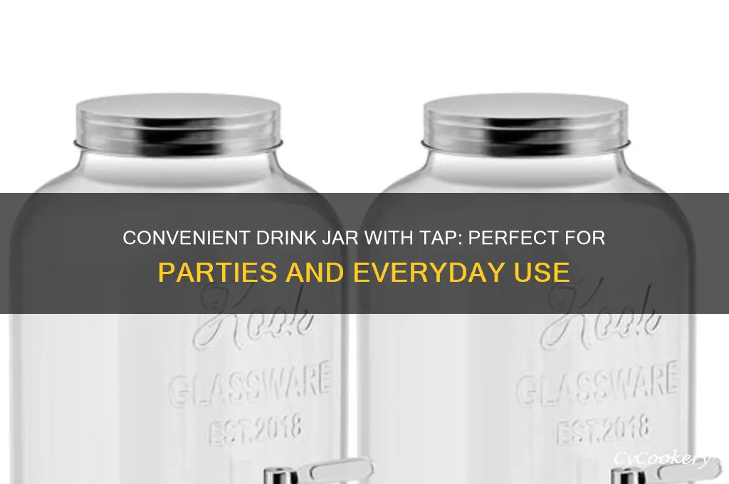 drink jar with tap
