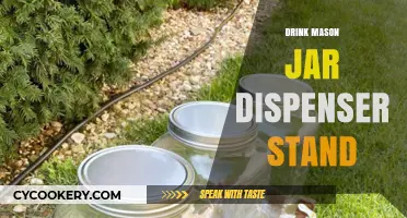 Elegant Mason Jar Dispenser Stand Ideas for Stylish Beverage Serving