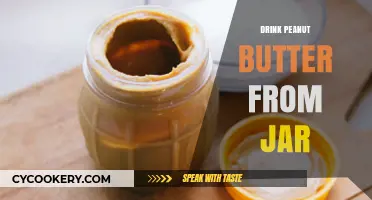Spoon-Free Indulgence: Mastering the Art of Drinking Peanut Butter from the Jar