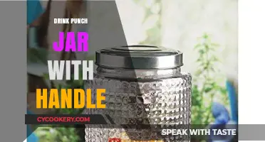 Elegant Drink Punch Jar with Handle: Perfect for Parties and Gatherings