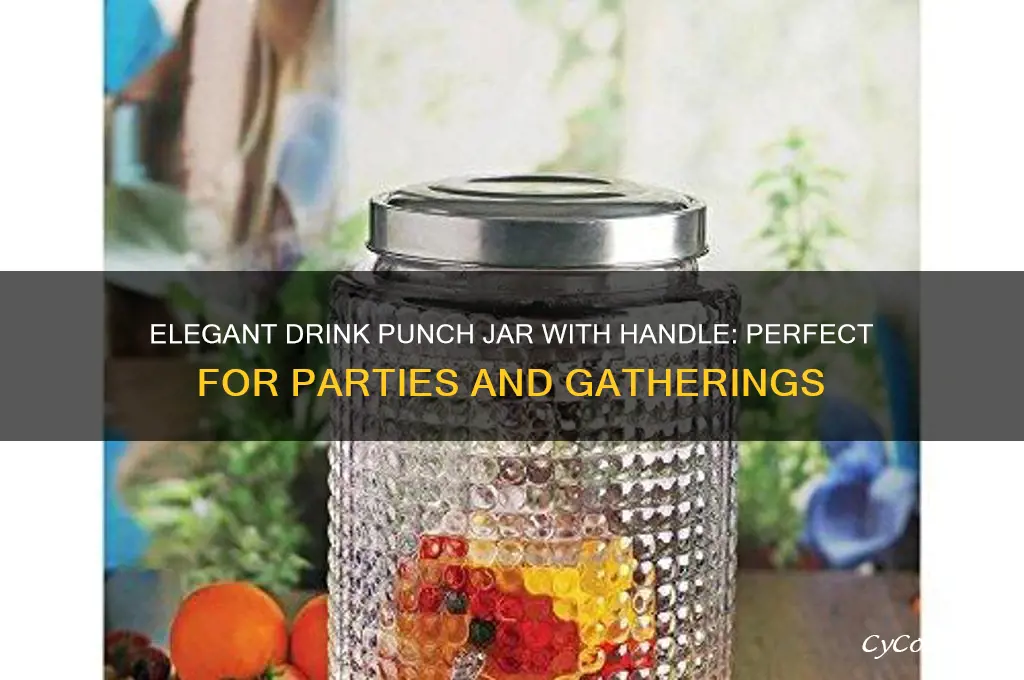 drink punch jar with handle