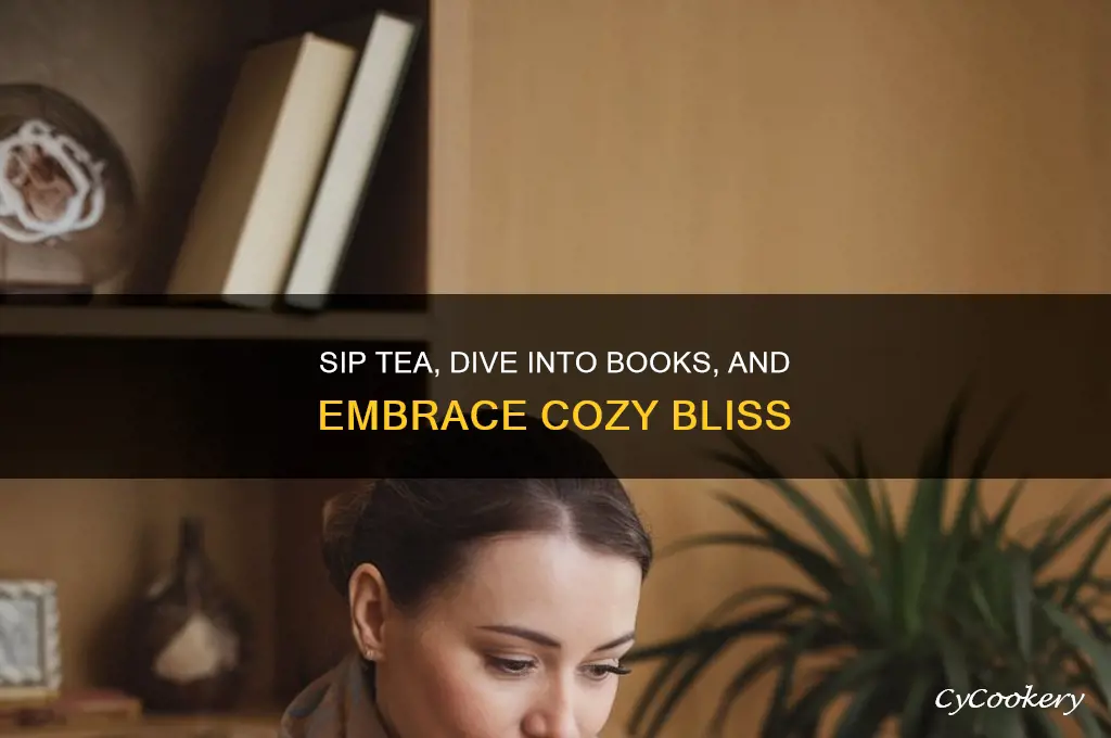 drink tea read books be cozy