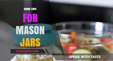 Creative Mason Jar Drink Tops: Stylish, Functional, and Eco-Friendly Ideas