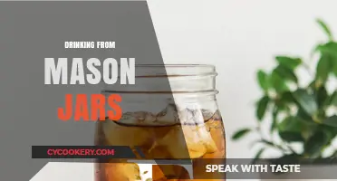 Sipping in Style: The Charm of Drinking from Mason Jars