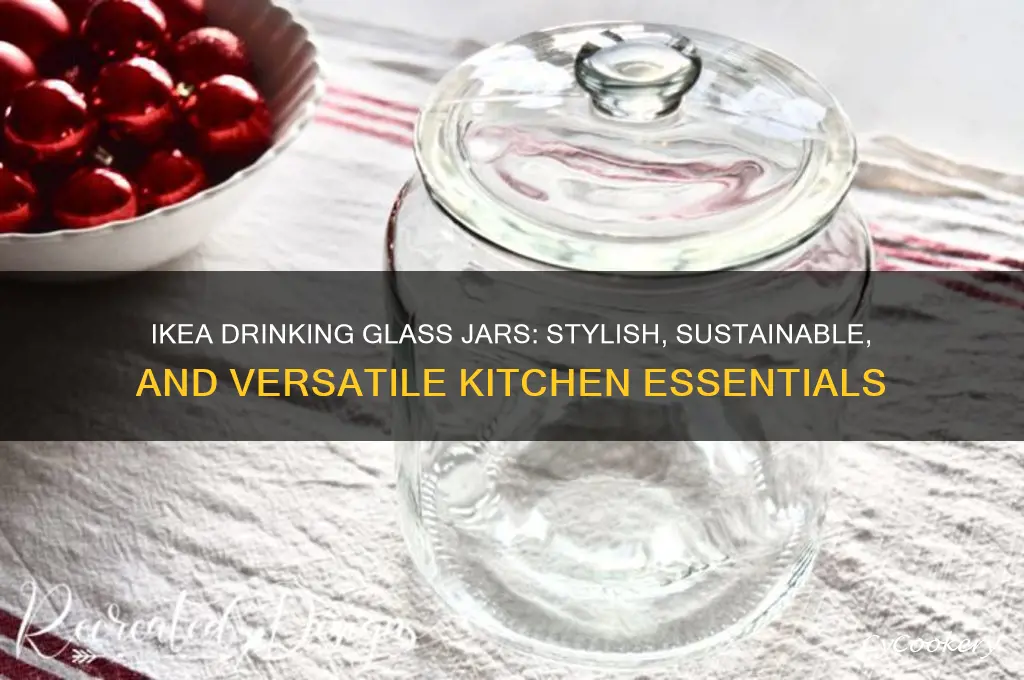drinking glass jars ikea