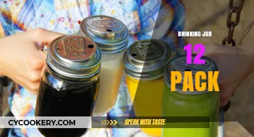 Eco-Friendly Drinking Jars: 12-Pack for Sustainable Sipping Solutions