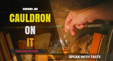 Enchanting Sips: Crafting a Magical Drinking Jar Cauldron for Your Brew