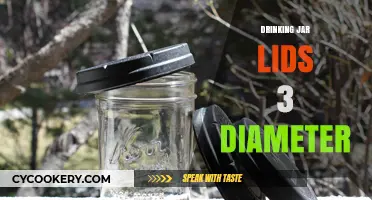 Perfect Fit: 3-Diameter Drinking Jar Lids for Your Favorite Beverages