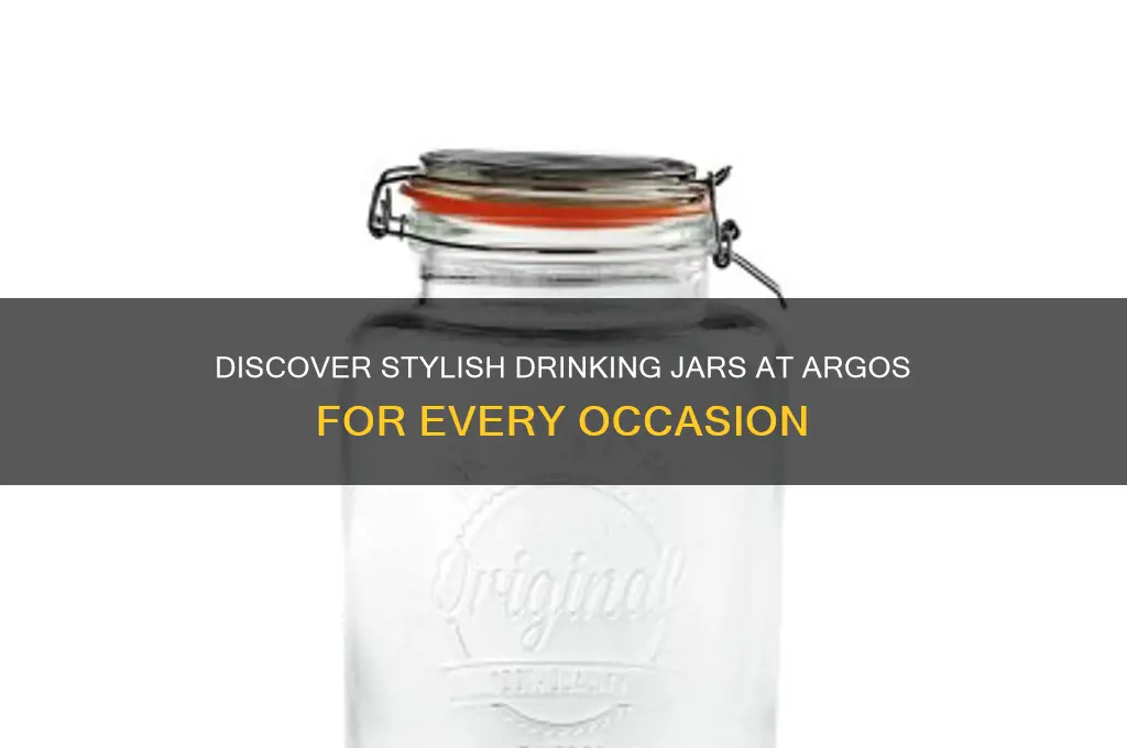 drinking jars argos