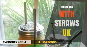 Eco-Friendly Drinking Jars with Straws: UK's Sustainable Sip Trend