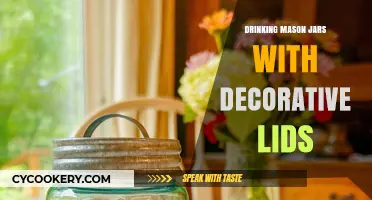 Stylish Sips: Elevate Your Drinks with Decorative Mason Jar Lids