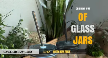 Sustainable Sipping: The Charm of Drinking Out of Glass Jars