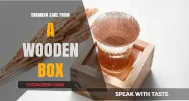 Savoring Sake: The Art of Drinking from a Wooden Masu Box