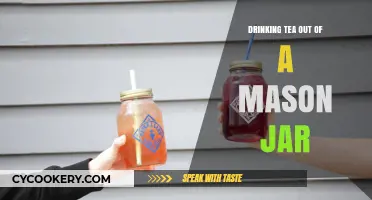Sipping Serenity: The Charm of Drinking Tea from Mason Jars