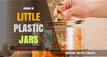 Sipping Smart: Eco-Friendly Drinks in Little Plastic Jars
