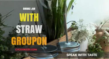 Refreshing Sips: Discover Groupon's Trendy Drinks Jar with Straw Deals
