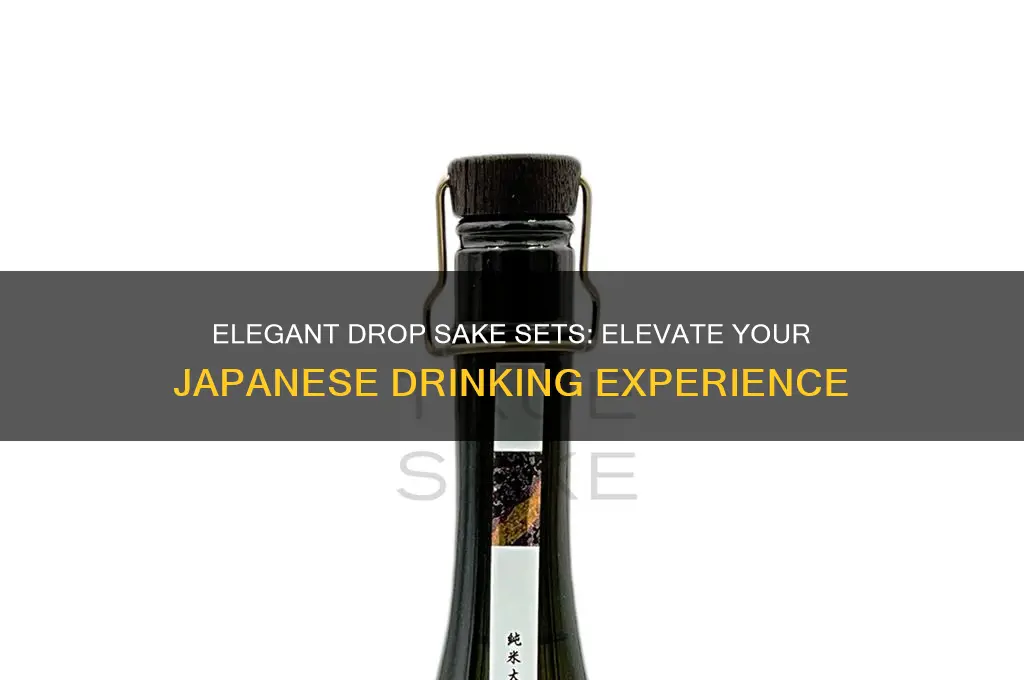drop sake set