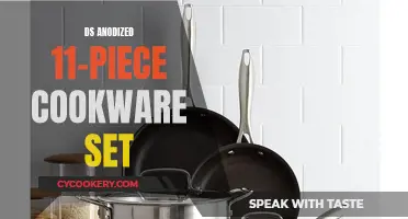 Modern Kitchen Upgrade: DS Anodized 11-Piece Cookware Set