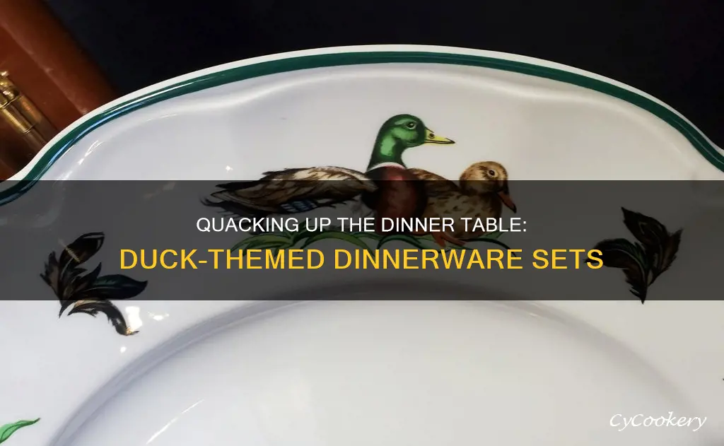 duck dinnerware set