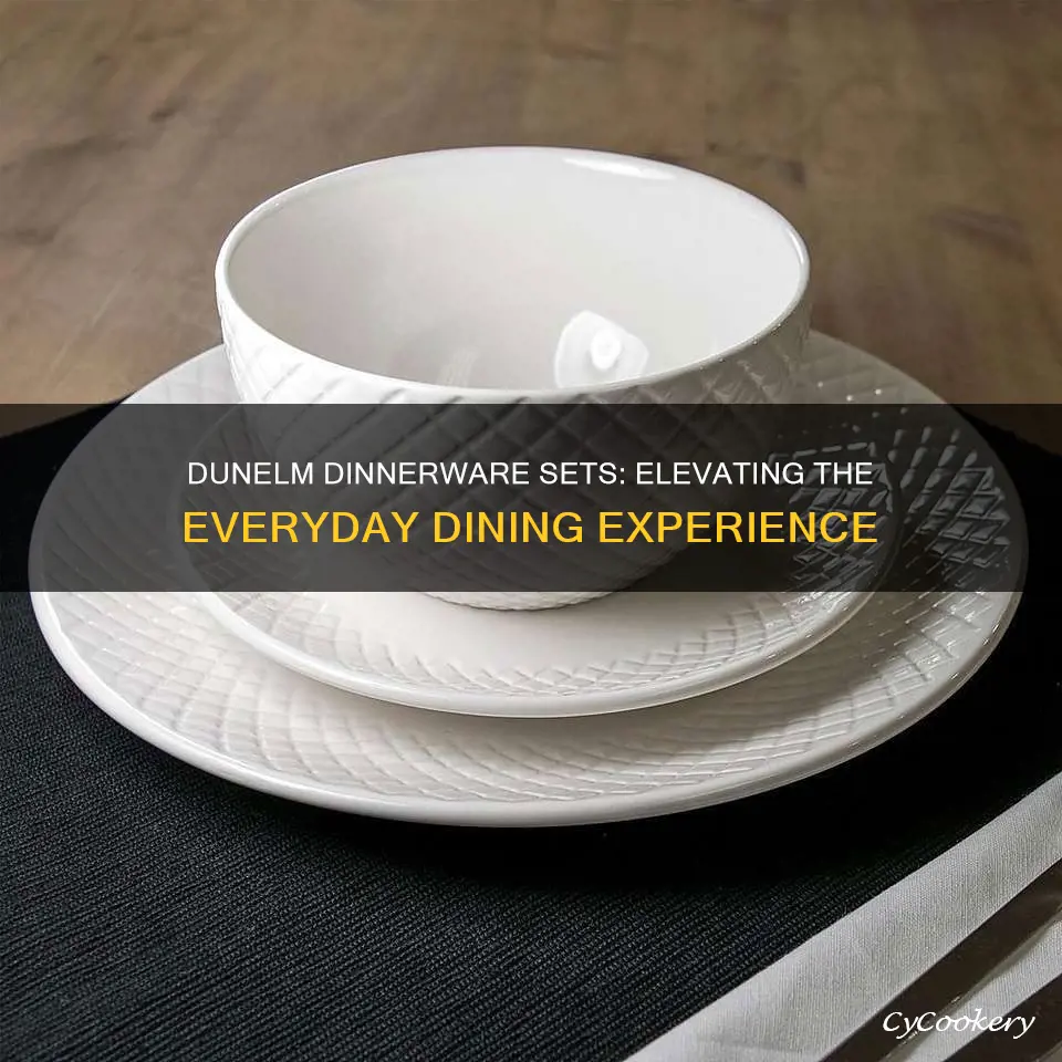 dunelm dinnerware sets