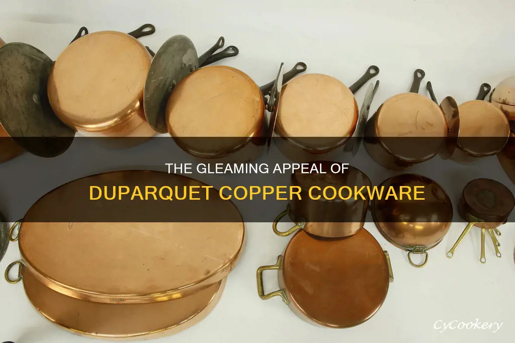 duparquet copper cookware set