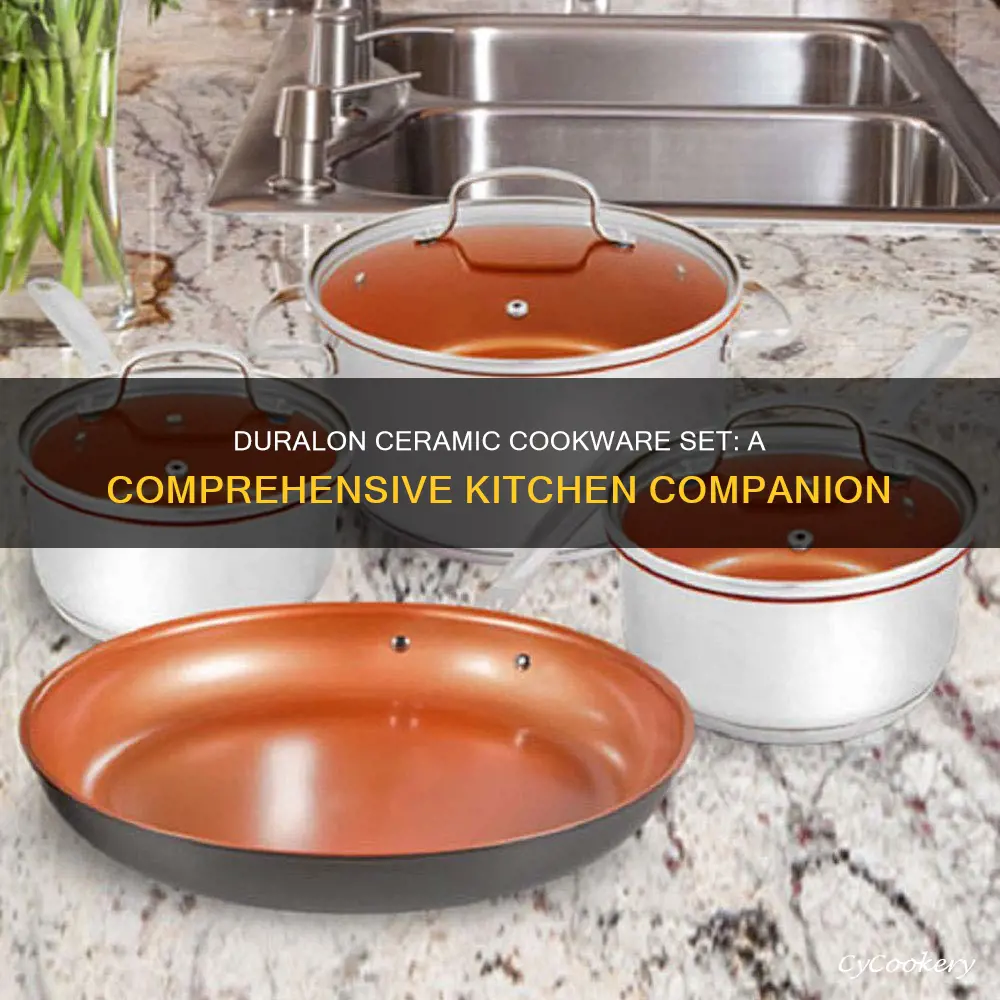 duralon 12 piece ceramic cookware set