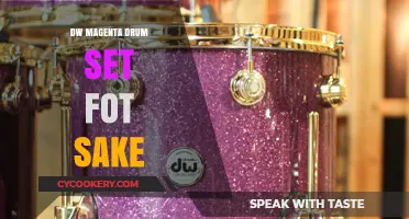 DW Magenta Drum Set for Sale: Vibrant, Powerful, and Ready to Rock