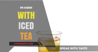 Creative DIY: Dye Glasses with Iced Tea for Unique Decor