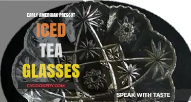 Vintage Early American Prescut Iced Tea Glasses: A Collector's Delight