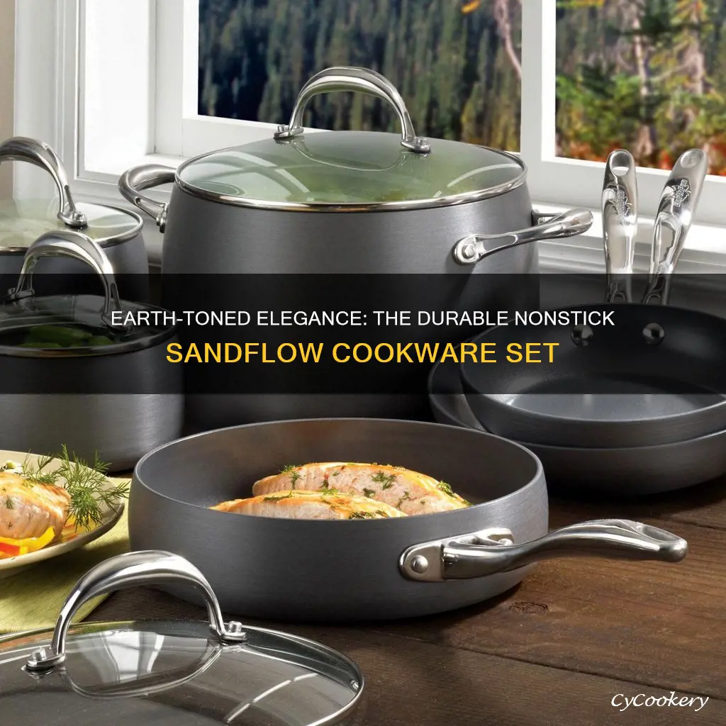 earth pan ii nonstick sandflow cookware set 10 piece bronze