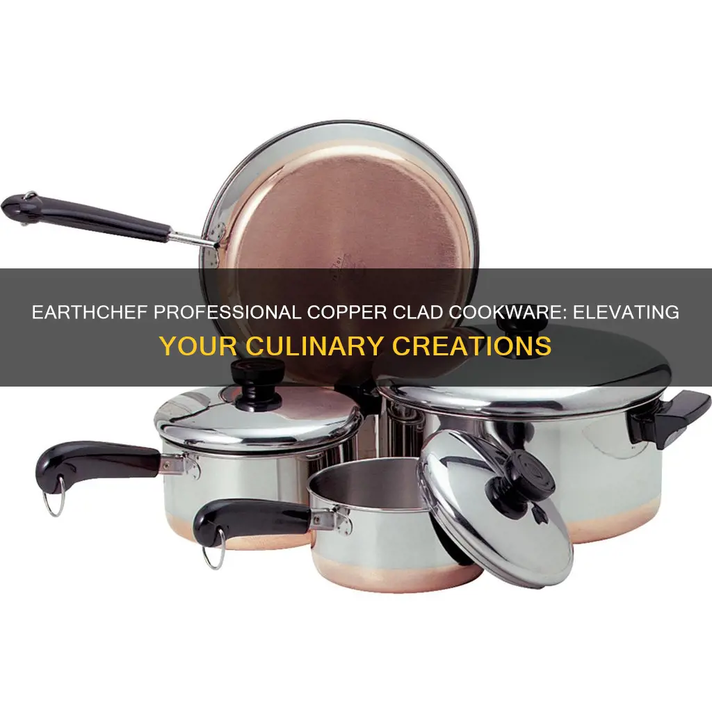 earthchef professional copper clad cookware set