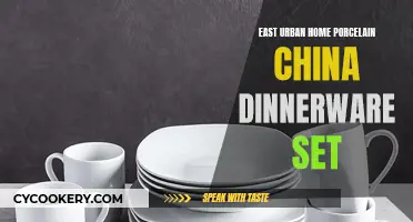 Elegant Dining with East Urban Home's Porcelain China Dinnerware Set