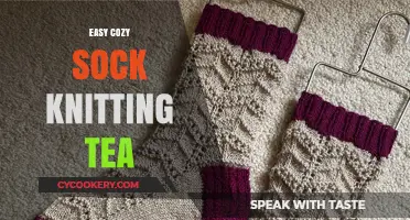 Cozy Up with Easy Sock Knitting and Tea Time Bliss