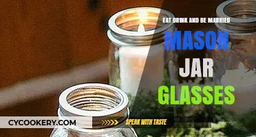 Eat, Drink, and Be Married: Mason Jar Glasses for Your Big Day