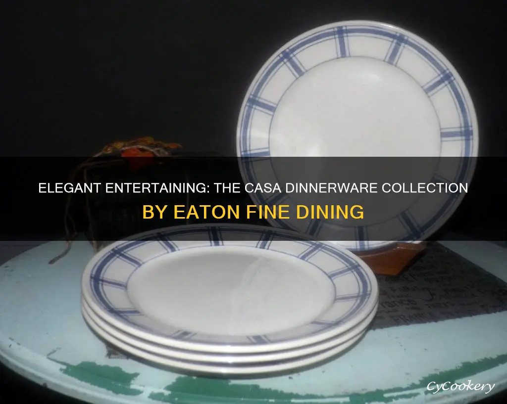 eaton fine dining casa 16 piece dinnerware set