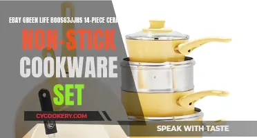 Sustainable Cooking: The Green Life Ceramic Non-Stick Cookware Set from eBay