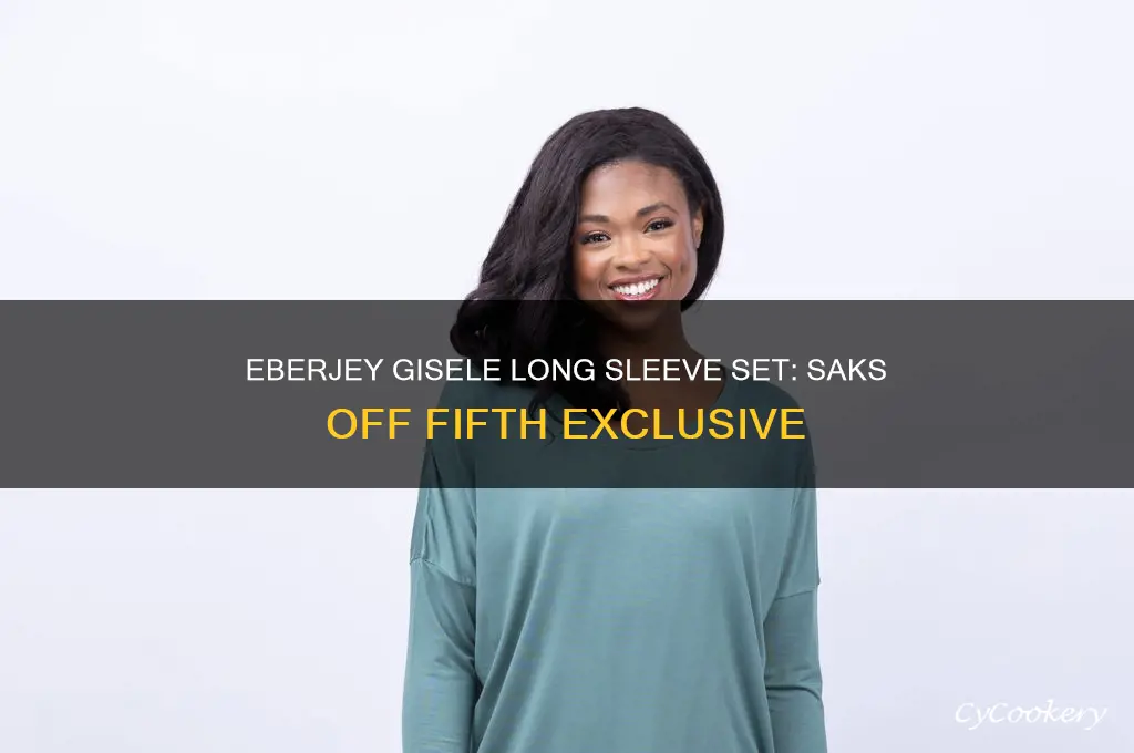 eberjey set long sleeve gisele saks off fifth
