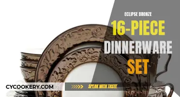 Elegant Dining with the Eclipse Bronze Dinnerware Set