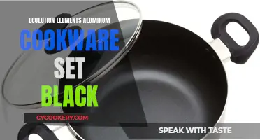 Ecolution Elements: The Black Aluminum Cookware Set for Modern Kitchens