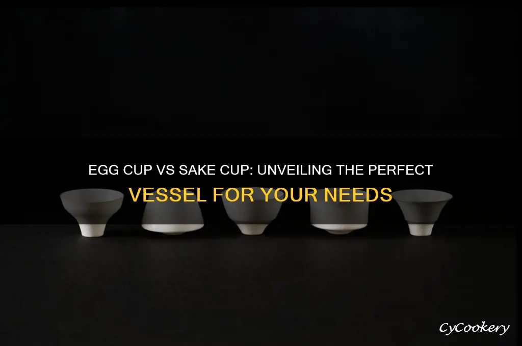 egg cup vs sake cup