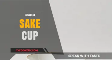 Elegant Eggshell Sake Cup: Crafting Tradition Meets Modern Minimalism