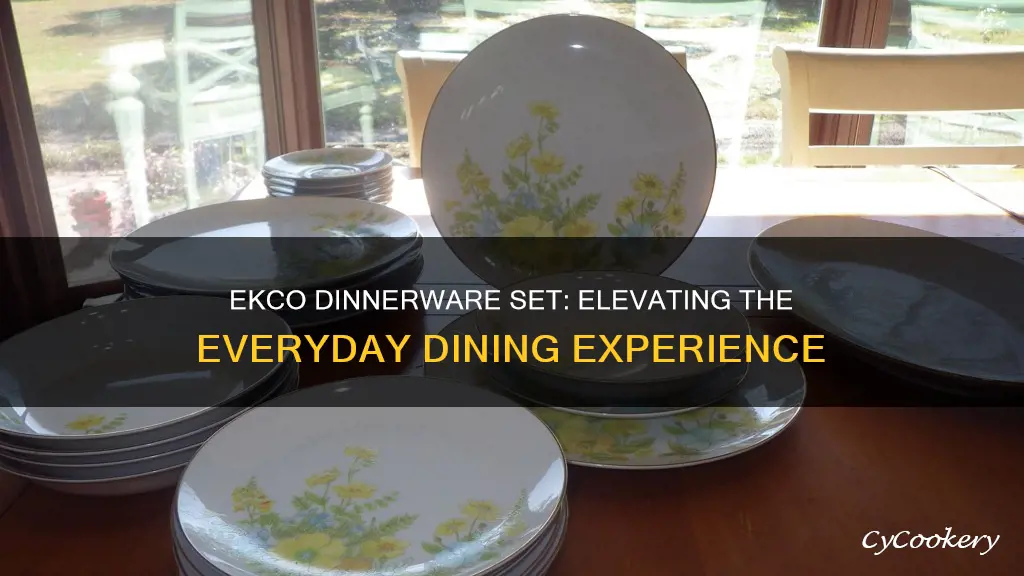 ekco dinnerware set