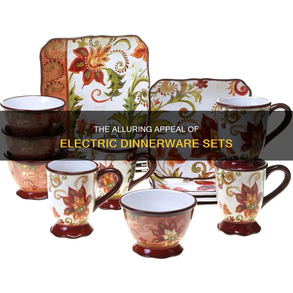 electic dinnerware sets